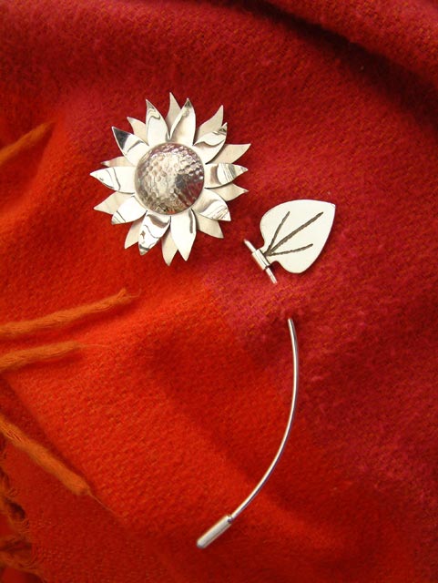 Sunflower Pin